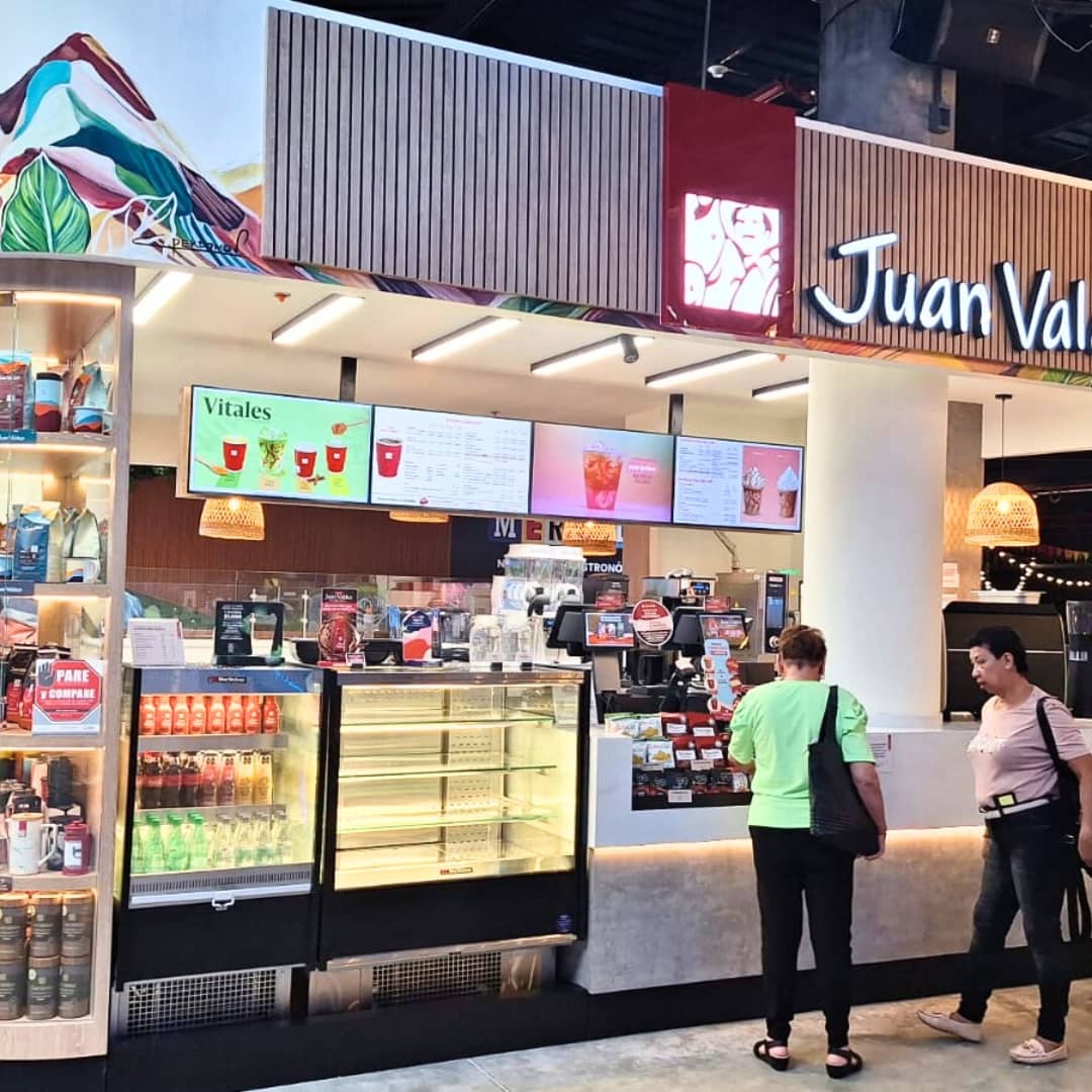 Comidas Rápidas / Restaurantes Mx 3 Pantallas para restaurantes Juan Valdéz